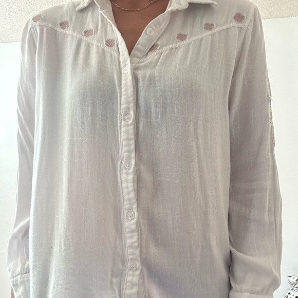 Size Sm. Collared and stitched button up. - Picture 5 of 6